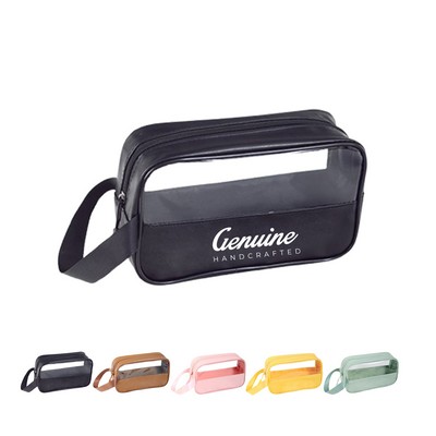 Clear Pu Cosmetic Bag