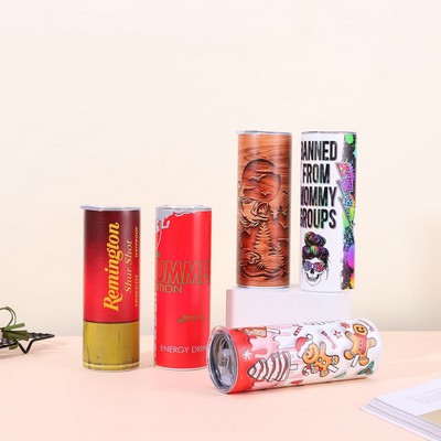 Full Color 20oz Tumbler Stainless Steel Vacuum Insulated Mug with Lid