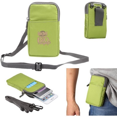 Universal Crossbody Cell Phone Purse Waist Pack Bag for Outdoor Sports Moblie Phone Carrying Cases