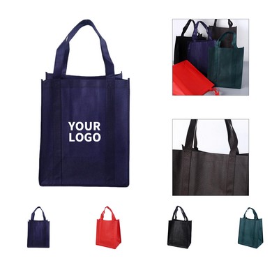 Non Woven Grocery Tote Bag 11.9" By 12.6" By 7.9"