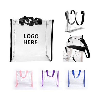 Transparent Stadium Tote Bag