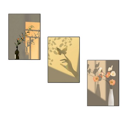 Triple Panel Wall Art Set for Staircase Bedroom Living Room and Dining Room