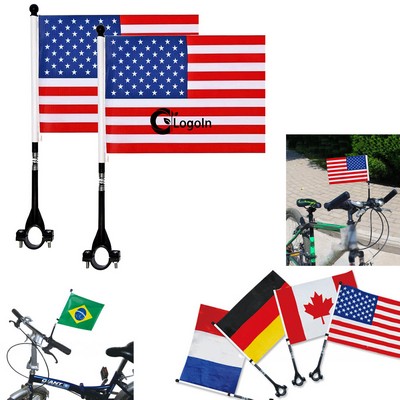 Bike Safety Flag with Pole