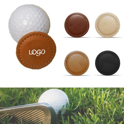 Magnetic Leather Golf Ball Marker