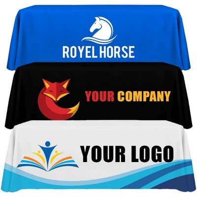 8' Non-Fitted Table Throw with Full Color Dye Sublimation