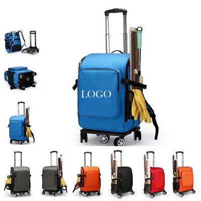 Dual-Function Waterproof Rolling Cleaning Tote