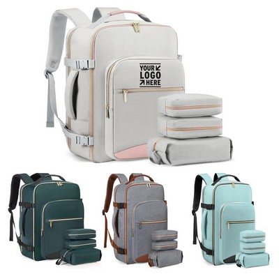 Flight Approved 40L Travel Personal Item Backpack Large TSA 17" Business Laptop Luggage Daypack