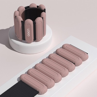 Shell Shape Silicone Weighted Bracelet and Ankle Band for Swimming and Fitness