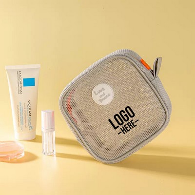 Quick-Dry Mesh Cosmetic Stationary Travel Bags
