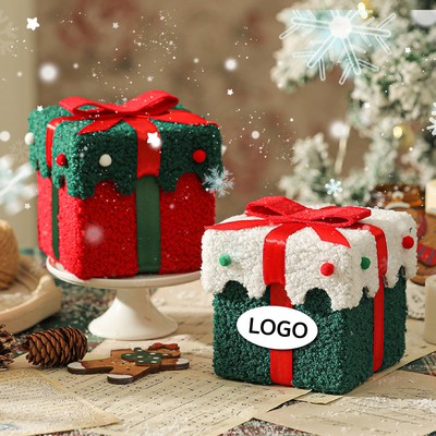 Fabric Christmas Gift Boxes For Candy Apple