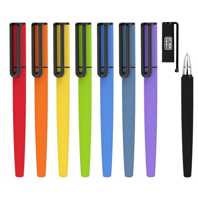 Removable Cap Premium Matte Finish Plastic Signature Pen