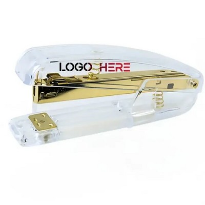 Clear Body Low-Force Jam-Free Desktop Stapler