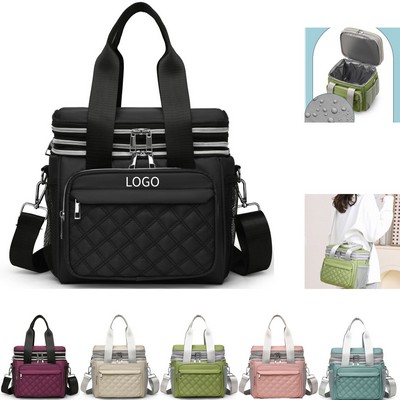 Large Double-Layer Insulated Picnic Bag