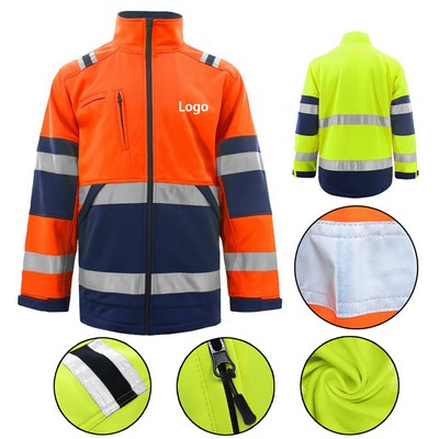 Men's High Vis Reflective Safety Thermal Jacket