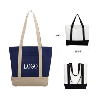 Spacious Canvas Carryall Bag