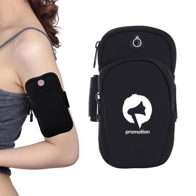 Canvas Running Armband Phone Workout Pouch