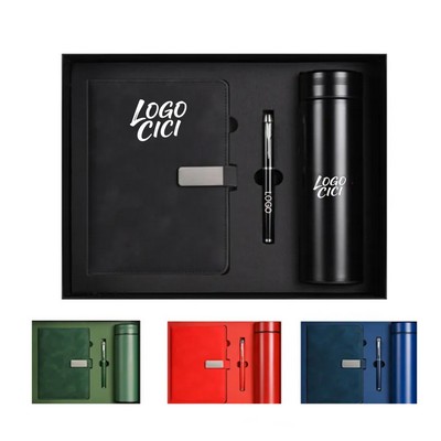 A5 Notebook & Pen & 17OZ Tumbler Business Gift Set
