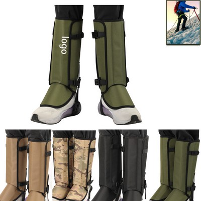 Waterproof Snow Gaiters 500D Nylon Leg Protection for Hiking Hunting