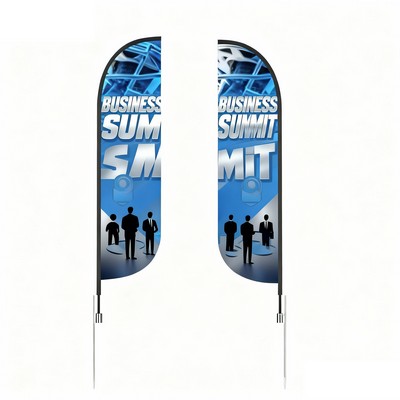 13' Feather Flag With Spike Base
