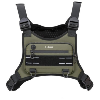 Tactical Chest Pack Vest Outdoor Sports Cycling Multi-functional Backpack