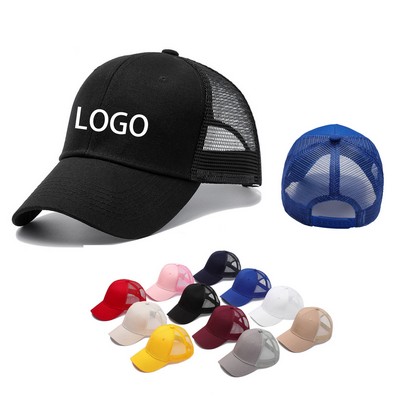 Cotton Mesh Baseball Caps