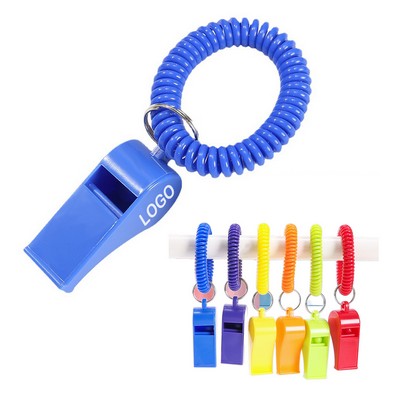SportSafe Wrist Whistle Coil