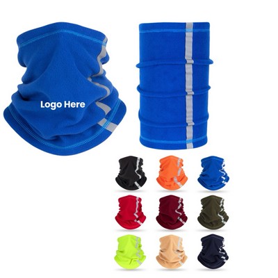 Reflective-Striped Premium Fleece Neck Gaiter
