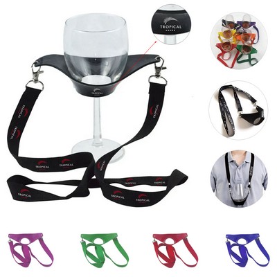 Wine Glass Holder with Lanyard