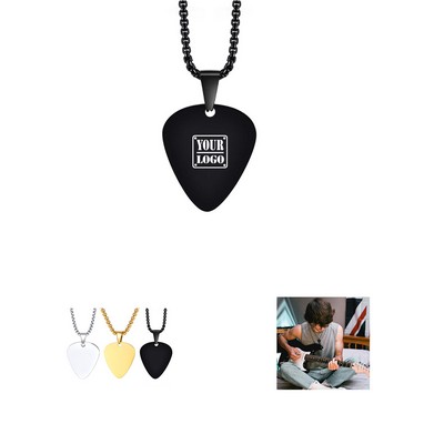 Guitar Pick Pendant Necklace