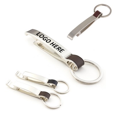 Hollow Zinc Alloy Bottle Opener Keyring