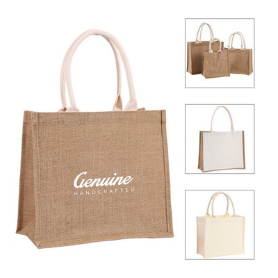 Natural Jute Beach Bag