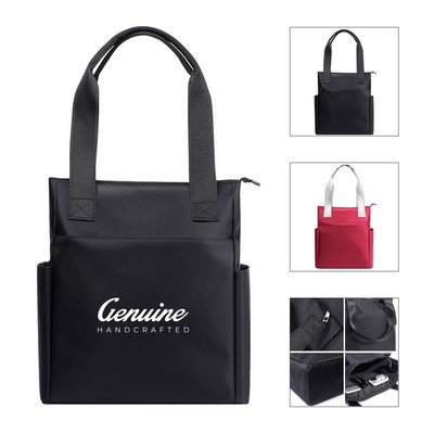 Business Tote Bag with Zip