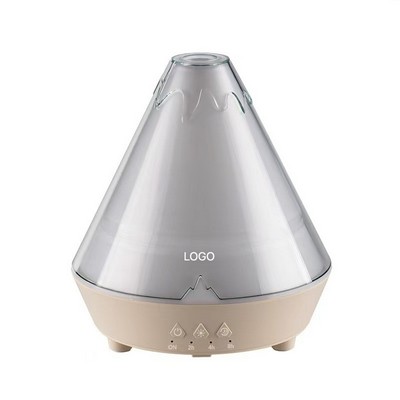 Realistic Volcano Flame Essential Oil Diffuser and Ultrasonic Humidifier with Jellyfish Smoke Ring