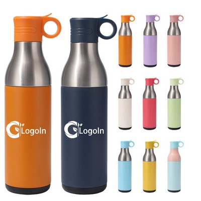 16 oz Stainless Steel Water Bottle 2-in-1 Vacuum Flask Insulator