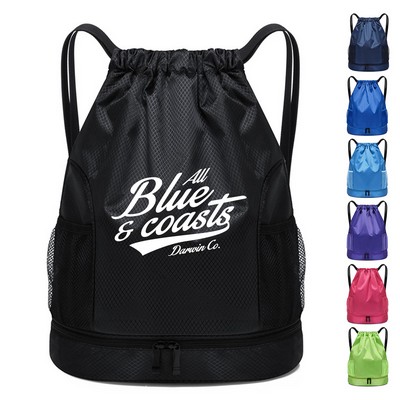 Sports Ball Drawstring Backpack