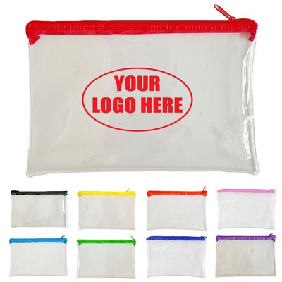 Clear PVC Pencil Case with Zipper