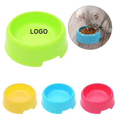 Small And Light Pet Plastic Bowl