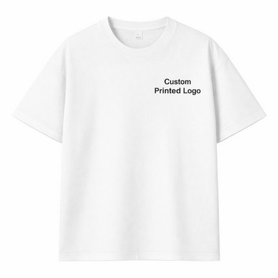 Customizable Printed Logo T-shirts 230GSM 100% Cotton