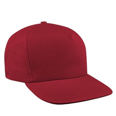 Solid Color Twill Self Strap Trucker Cap
