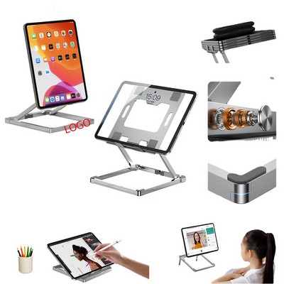 Foldable Aluminum Stand For Tablet Laptop