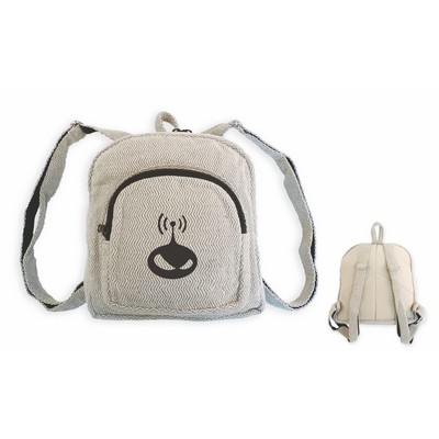 IBPN9310 "Asha" Hemp/Cotton Mini Backpack