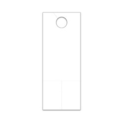 Blank Two-Tab Service Hang Tag