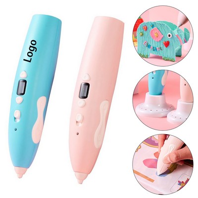 Safe Low Temp 3D Creative Pen For Children