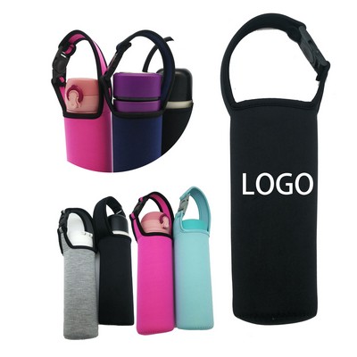 Neoprene Insulators Bottle Sleeves Handle Bag