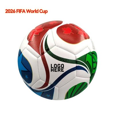 Size 5 PVC Soccer Ball For 2026 World Cup
