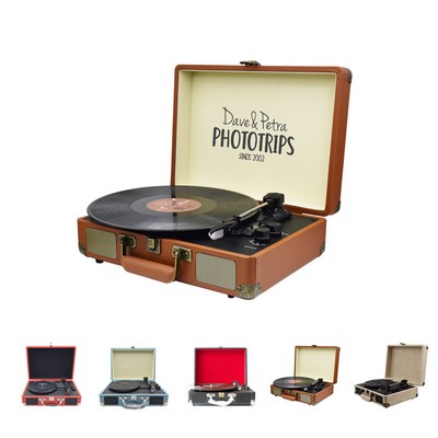 Wireless Portable Suitcase Record Player