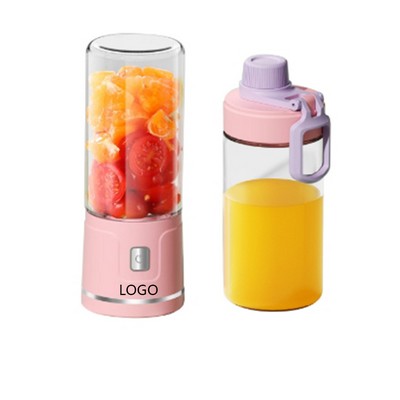 450ML Household Double-Cup Wireless Electric Juicer With Lid