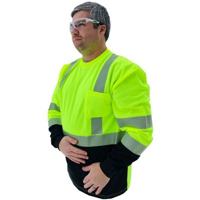 Forester C3LBB Class 3 Long Sleeve Black Bottom Safety Shirts