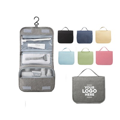 Large Capacity Travel Toiletry Bag With Hanging Hook