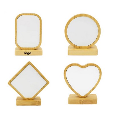 Bamboo Photo Frame With Stand